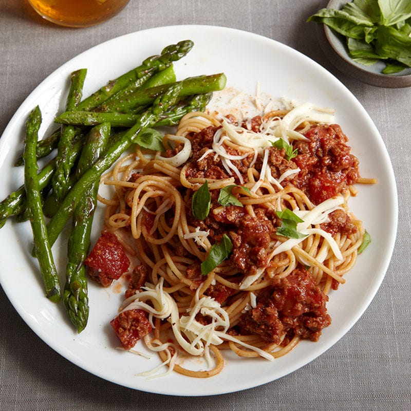 Photo of Pasta with “Meat” Sauce by WW