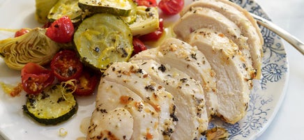 Roasted Greek-Style Chicken and Vegetables