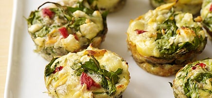 Feta and Vegetable Frittatas