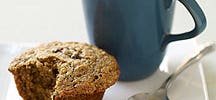 Muffins au son et aux raisins