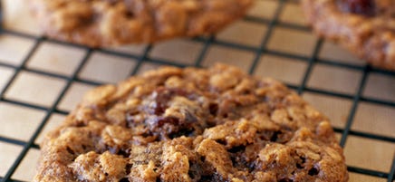 Chocolate Cherry Oatmeal Cookies