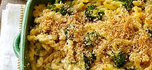 Baked Macaroni and Cheese with Broccoli