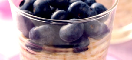 Blueberry Breakfast Rice Pudding