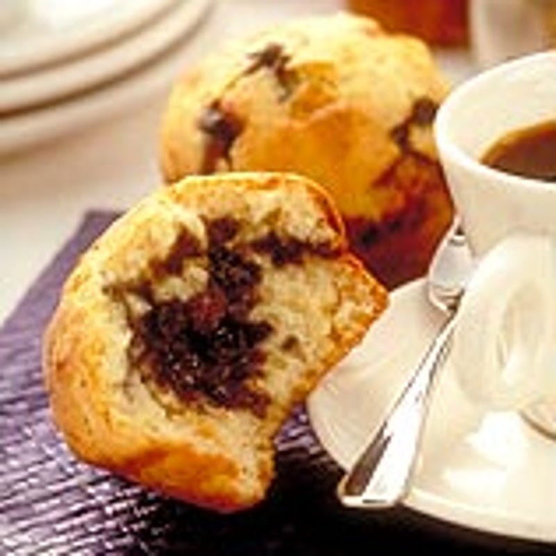 Photo de Petits muffins fourrés aux bleuets par WW