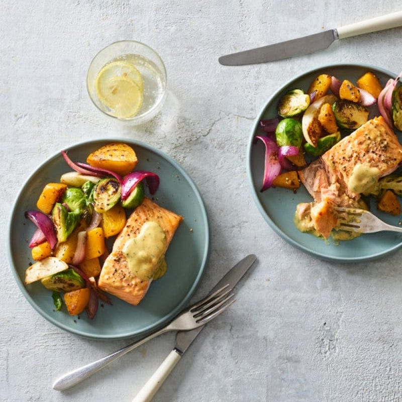 Photo of Honey-Mustard Roasted Salmon by WW