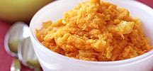 Baked, Mashed Sweet Potatoes with Pineapple