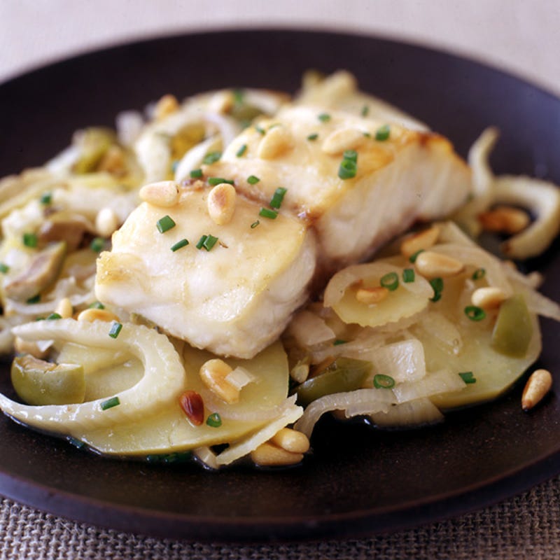 Photo of Baked Bass Over Potato-Fennel Gratin by WW