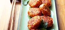 Thai Fishcakes with Pepper and Coriander Relish