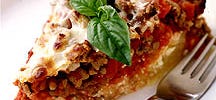 Italian turkey & spaghetti squash pie
