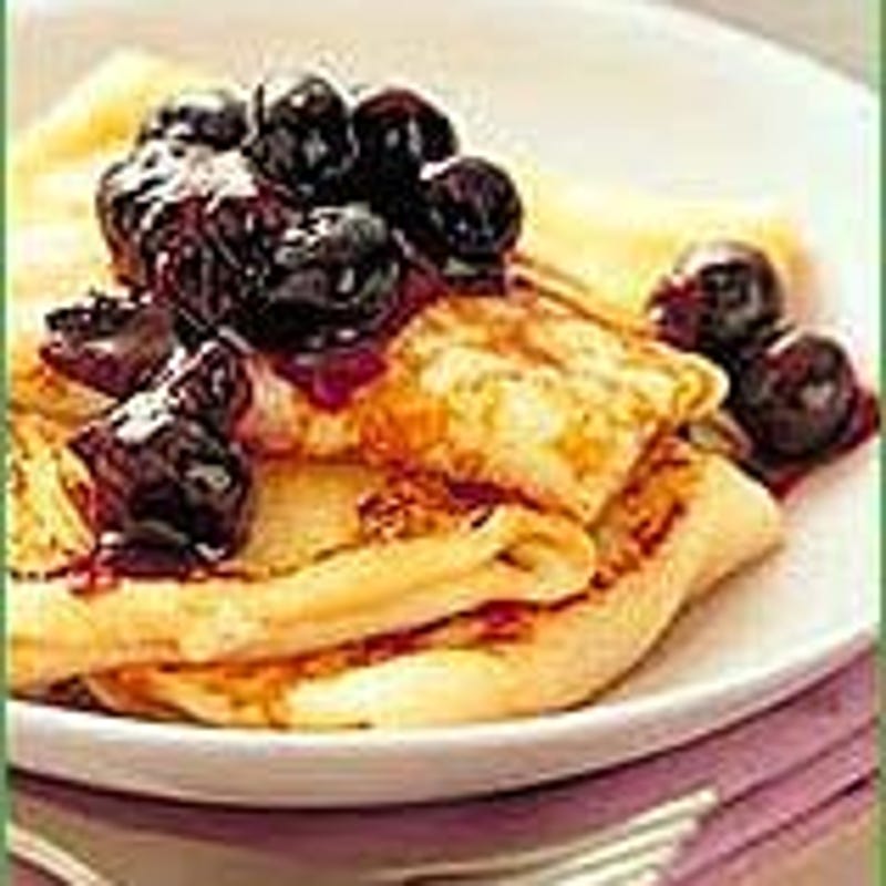 Photo of Warm Blintzes with Blueberry Sauce by WW