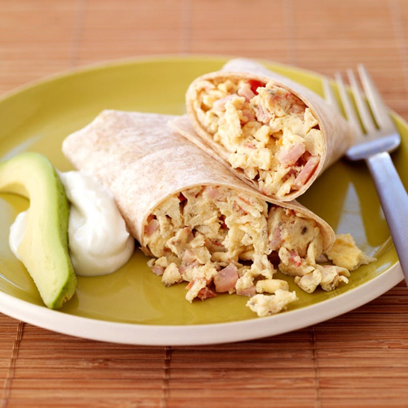Photo de Burritos aux œufs et au bacon pour le déjeuner par WW