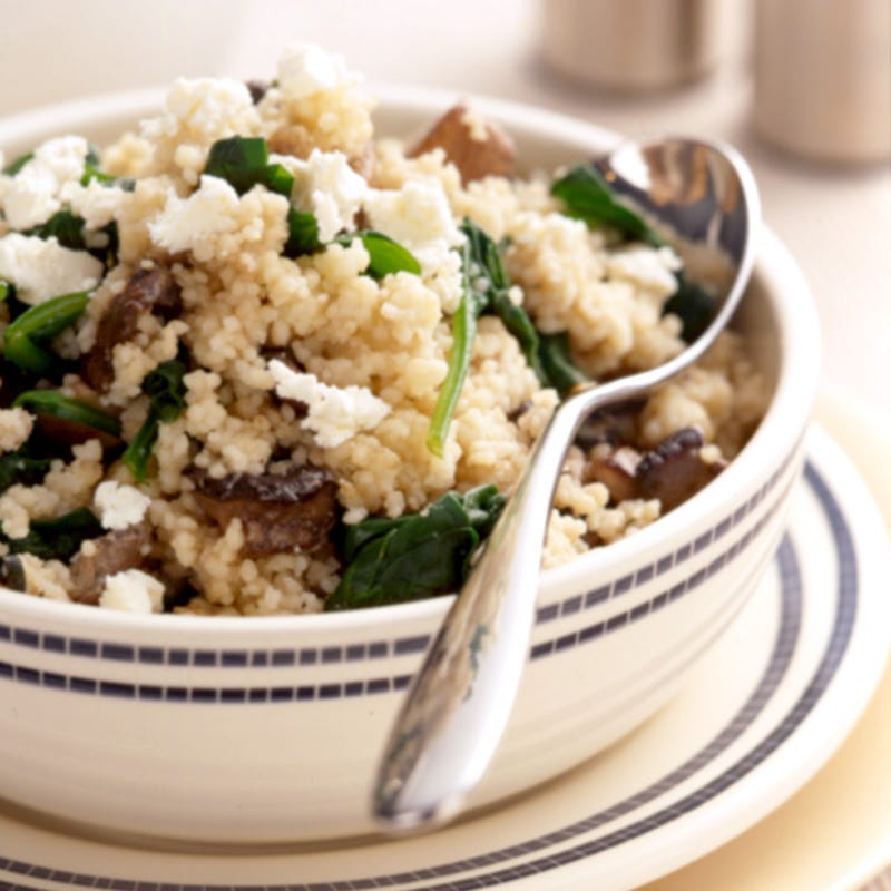 Photo of Mushroom and spinach couscous by WW