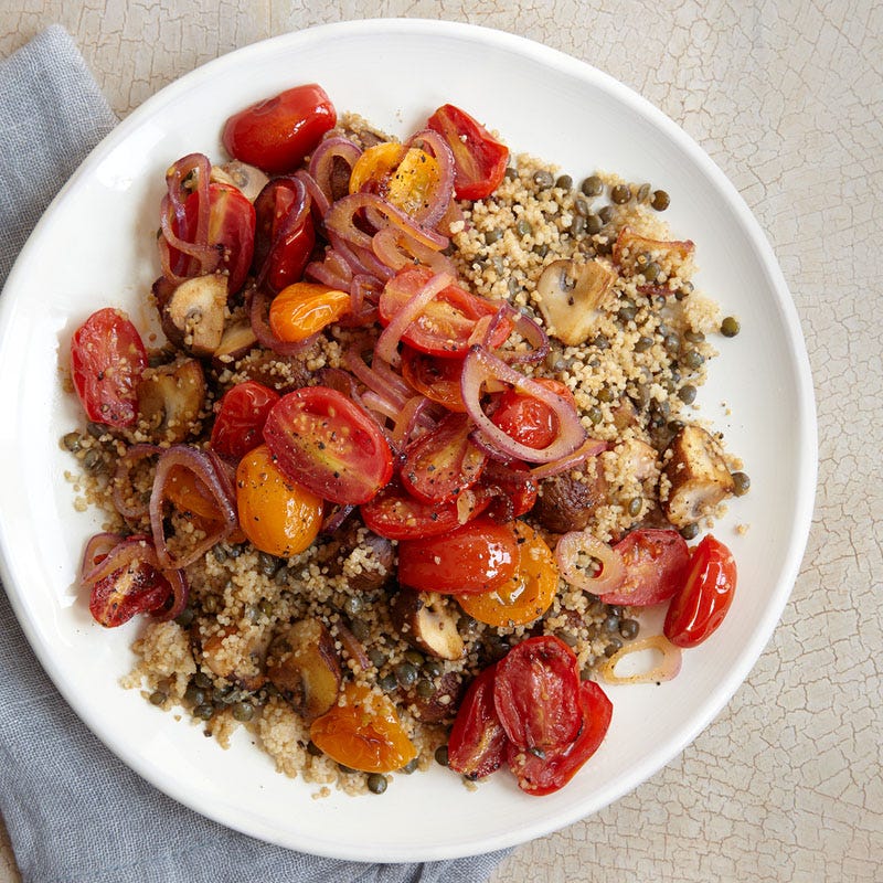 Photo de Couscous avec lentilles et légumes par WW