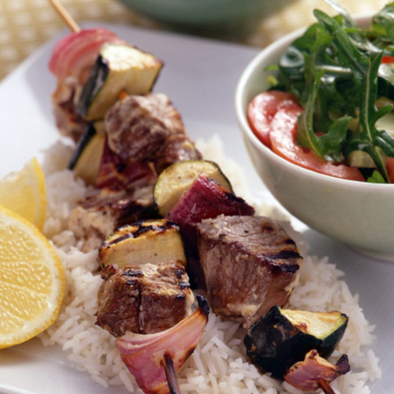 Photo of Lamb, Zucchini and Onion Kebabs by WW