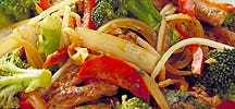 Peanut Ginger Beef Stir Fry