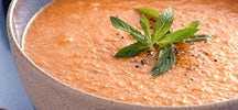 Soupe à la tomate et au poivron