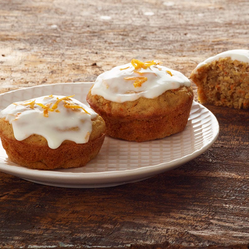 Photo de Muffins glacés de type gâteau aux carottes par WW