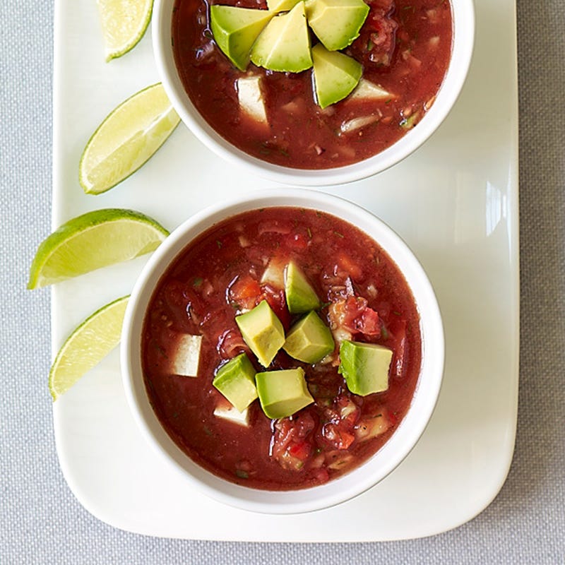 Photo of Chunky Gazpacho with Tofu and Avocado by WW