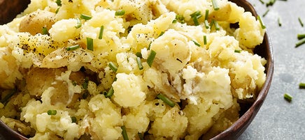 Chunky Mashed Potatoes with Buttermilk and Chives