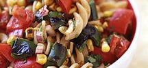 Pan-Roasted Corn and Poblano Chili Pasta Salad