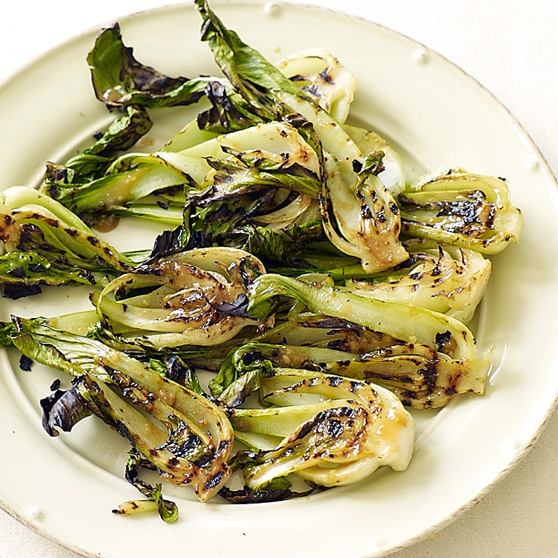 Photo of Grilled Baby Bok Choy with Miso Glaze by WW