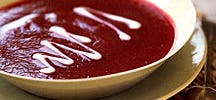 Soupe aux betteraves, fenouil et gingembre
