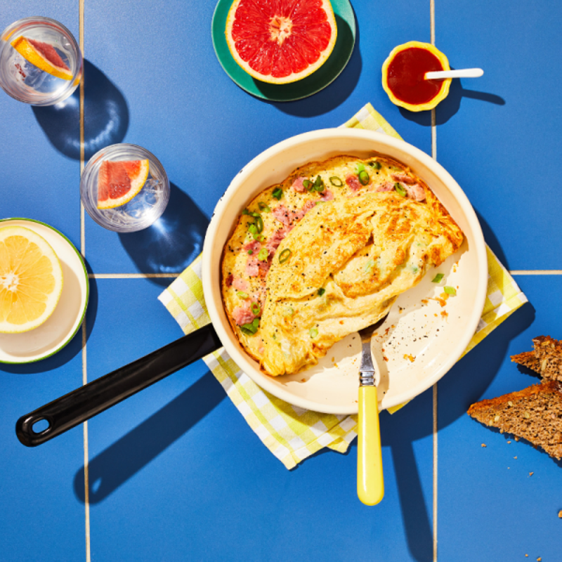 Photo de Omelette au jambon et fromage par WW