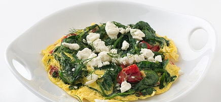Spinach and Feta Scramble