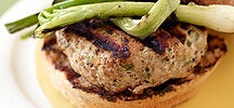Teriyaki turkey burgers