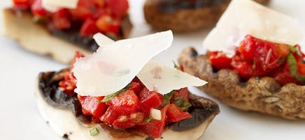 Grilled Stuffed Portobello Mushrooms