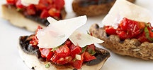 Grilled Stuffed Portobello Mushrooms