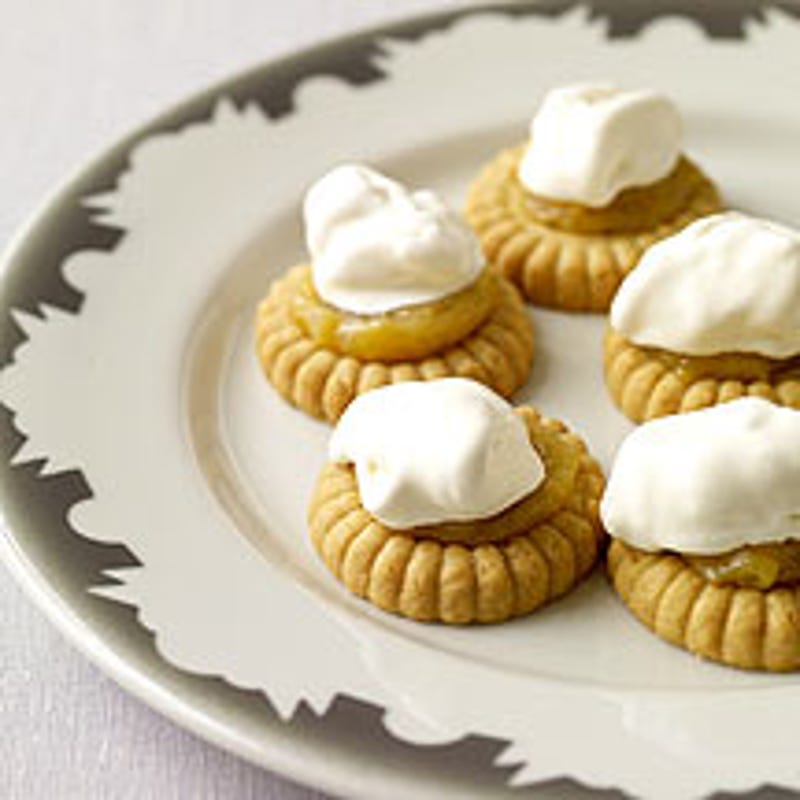 Photo of Homemade Lime Curd with Butter Cookies and Cream by WW