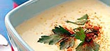 Soupe au fromage cheddar