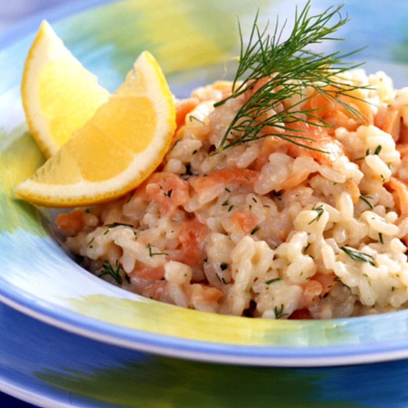 Photo de Risotto au saumon fumé, havarti et aneth par WW
