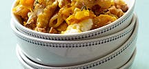 Pâtes cuites au four à la courge musquée et à la ricotta