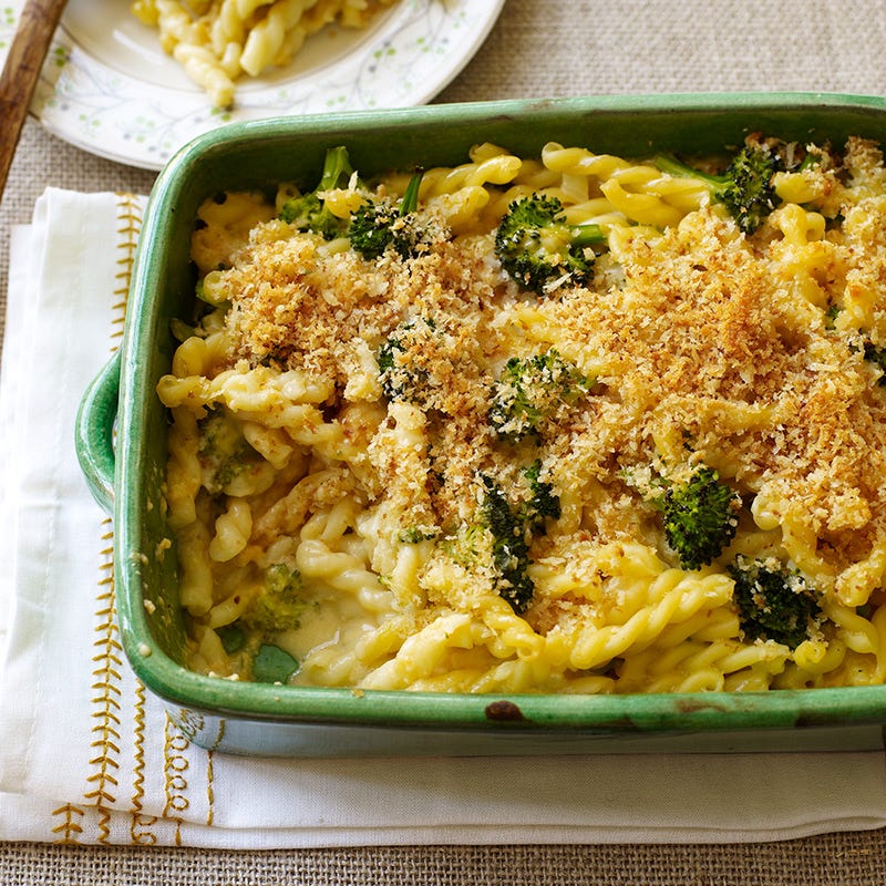 Photo de Macaroni au fromage et au brocoli cuit au four par WW