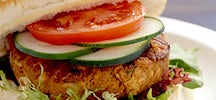 Burgers de tofu teriyaki