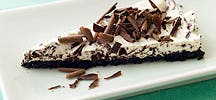 Whipped cream chocolate pie