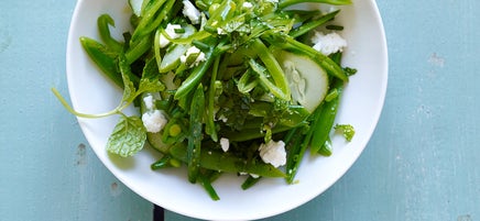 Salade de pois sucrés citronnée