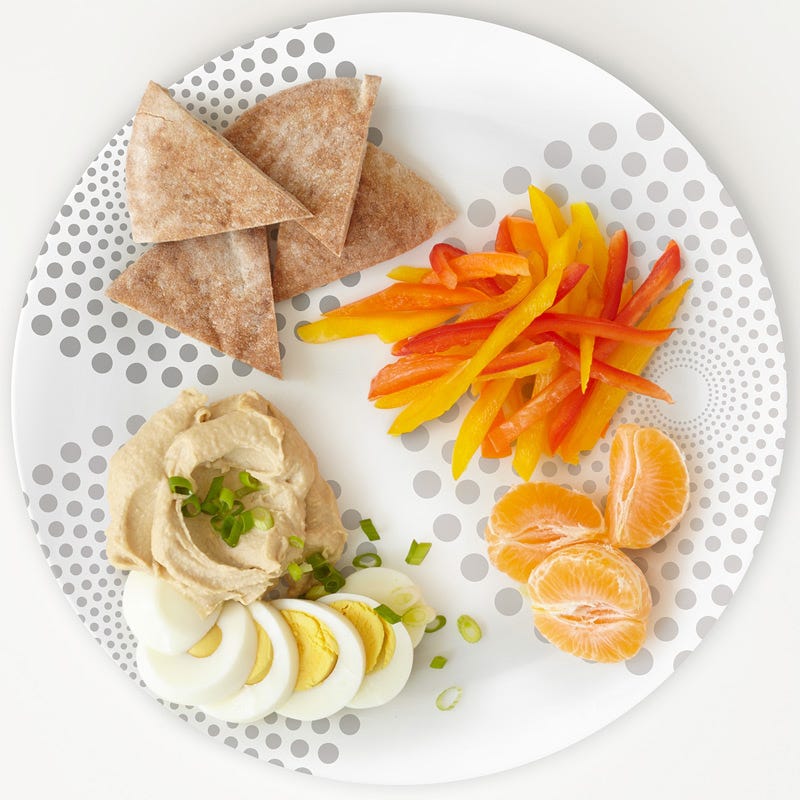 Photo of Portion Plate Middle Eastern Snack Plate by WW