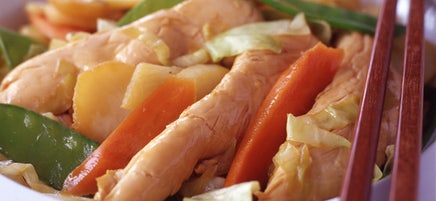 Sauté chinois au poulet et aux légumes
