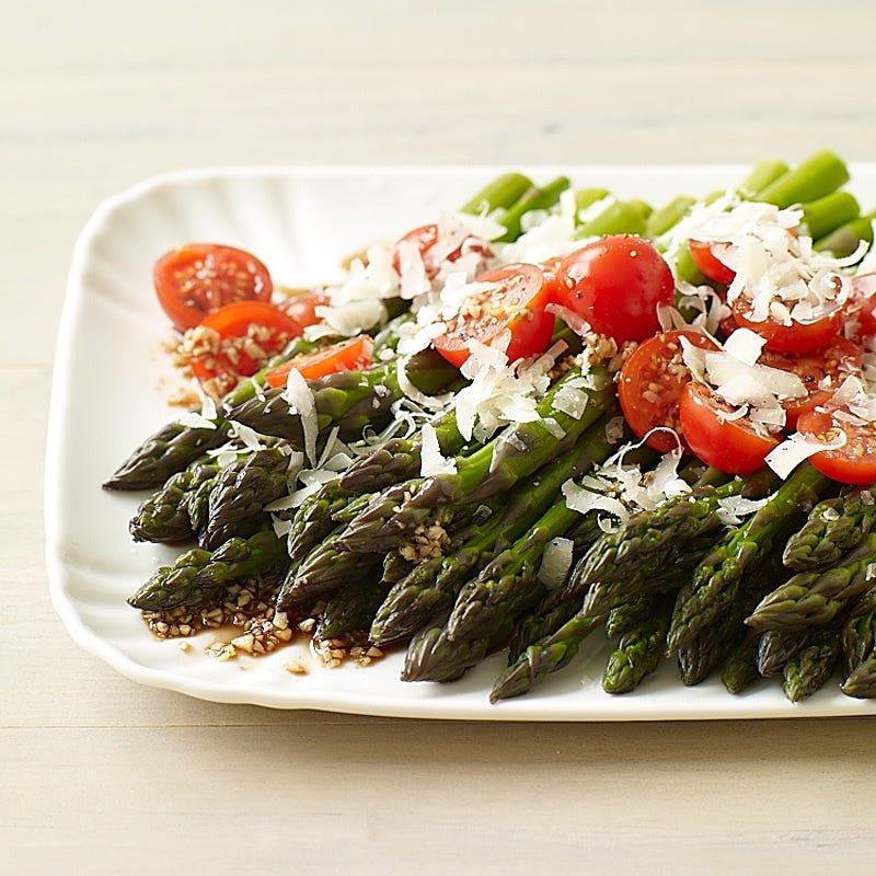 Photo of Balsamic Asparagus and Cherry Tomato Salad by WW