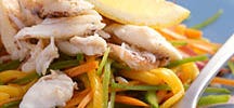 Salade de crabe de style asiatique