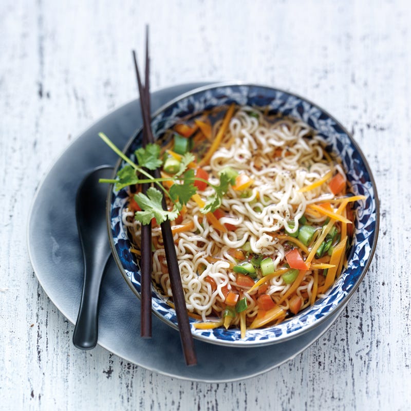 Schnelle Asia-Nudel-Suppe