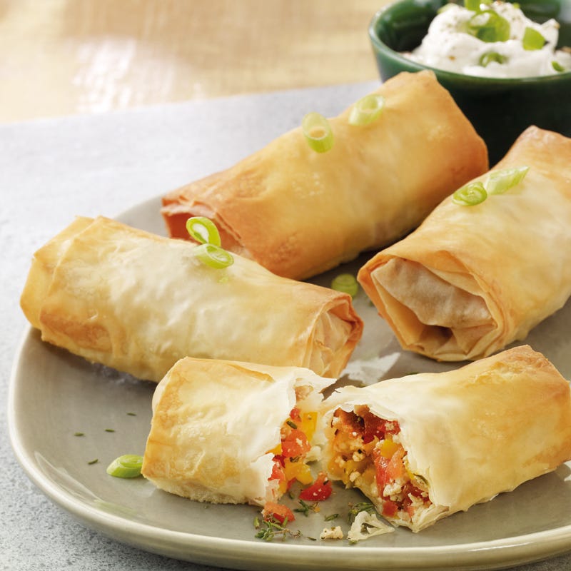 Foto Filoteigröllchen mit Tofu von WW