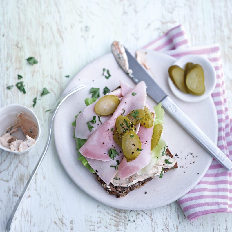 Herzhafte Schinkenschnitte
