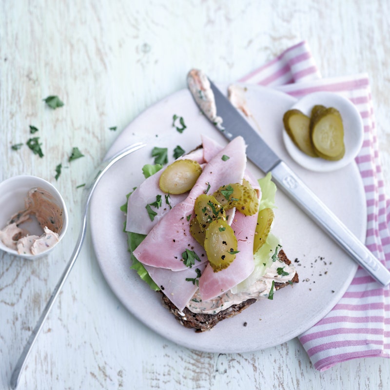 Herzhafte Schinkenschnitte