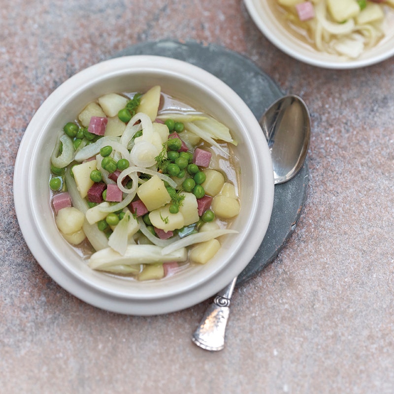 Kartoffel-Fenchel-Eintopf mit Schinken