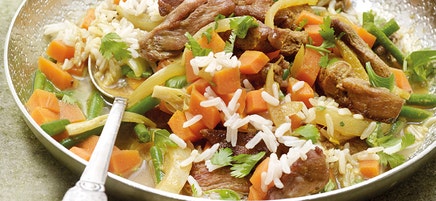 Curry d'agneau à l'orientale
