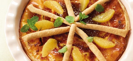 Tarte façon crème brûlée